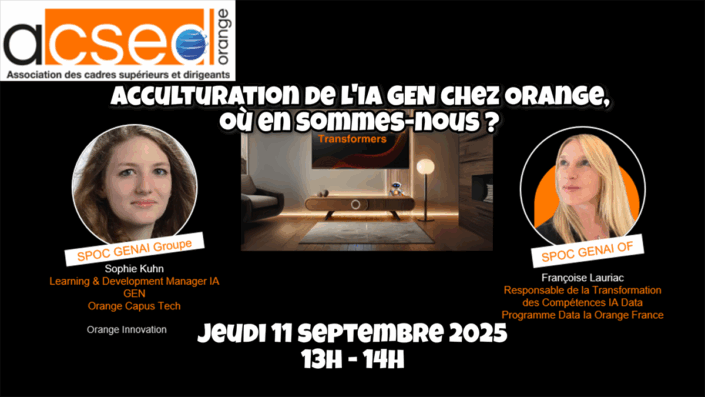 Confcall Acculturation de l’IA GEN chez Orange